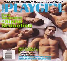 He modeled for the November 2003 issue of <b>Playgirl magazine</b>.